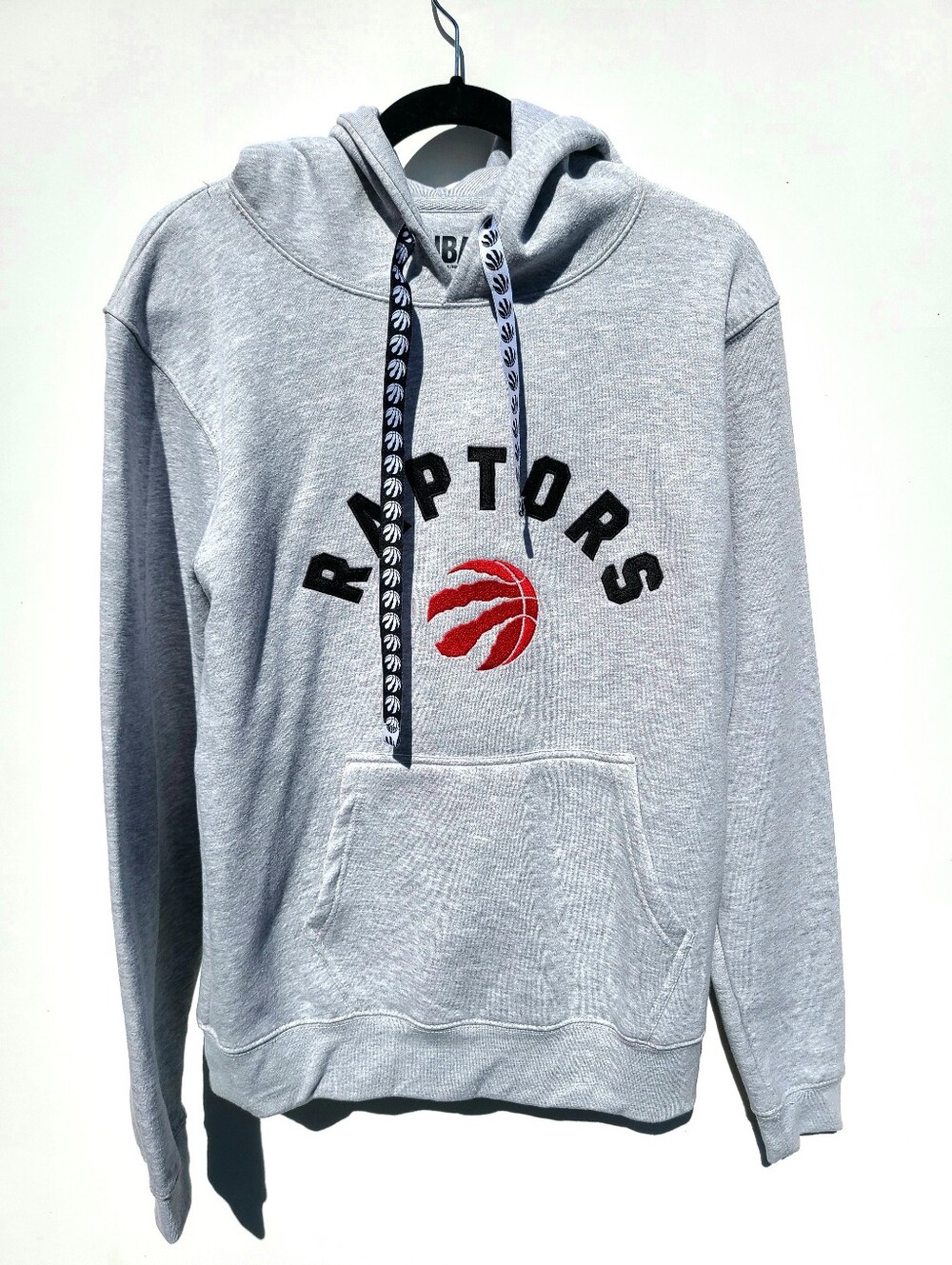 NBA Toronto Raptors Pullover Hoodie - Gray (Size M)